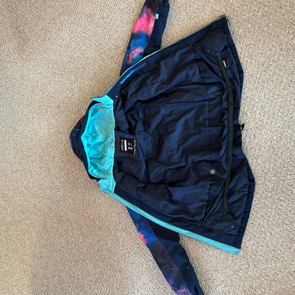 O’Neill Girl’s Snow Outerwear Jacket. Navy, Hooded, Girl’s size 14. - Picture 2 of 14